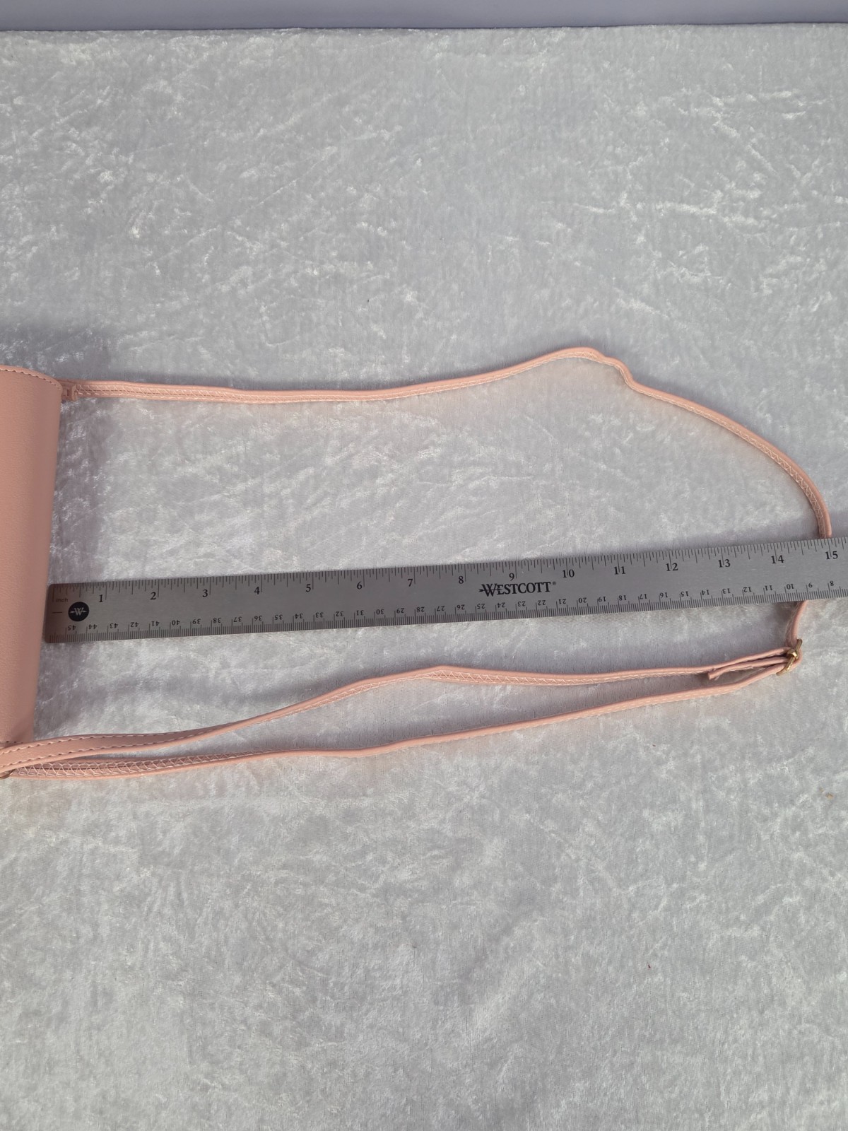 Forever Lovely Design For Madley Pink Faux Leather Crossbody Bag Cell Phone New