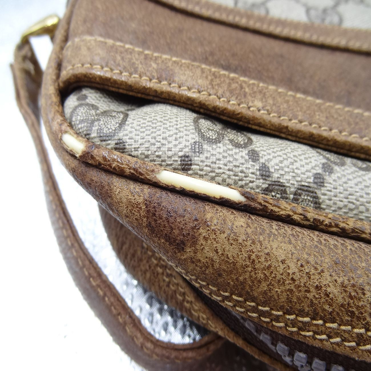 Gucci GICCI Vintage Shoulder Bag One Shoulder Handbag Rare Genuine