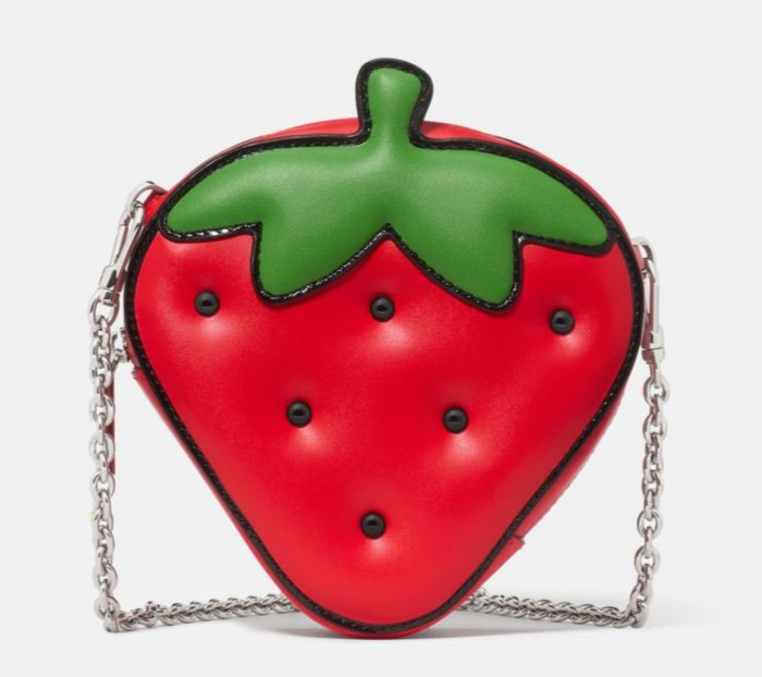 Kate Spade X Hello Kitty And Friends 3D STRAWBERRY MINI CROSSBODY BAG ~NWT~