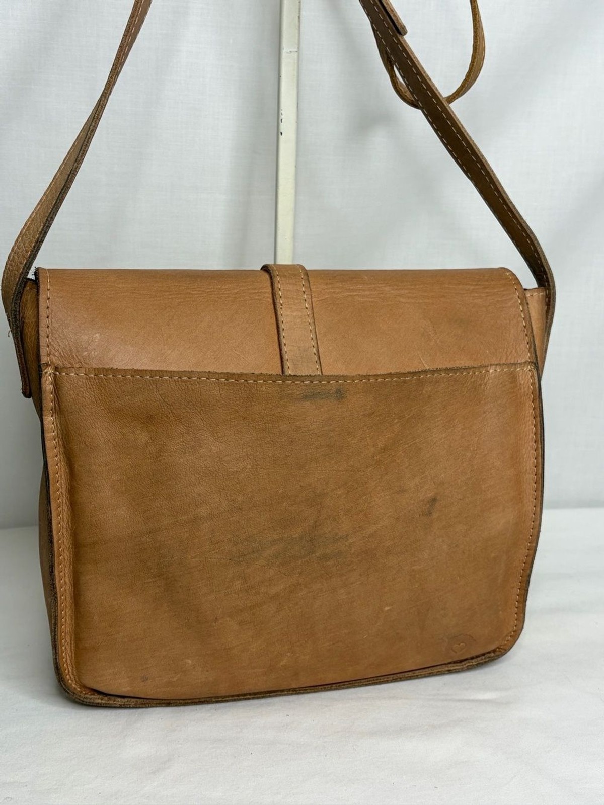 FashionABLE (ABLE) Leather Saddle Bag Tote/crossbody Vintage