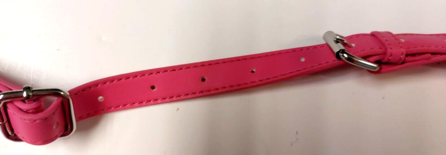 Guess Hot Pink Shoulder Bag Crossbody Fanny Pack Patent Finish 100% PU