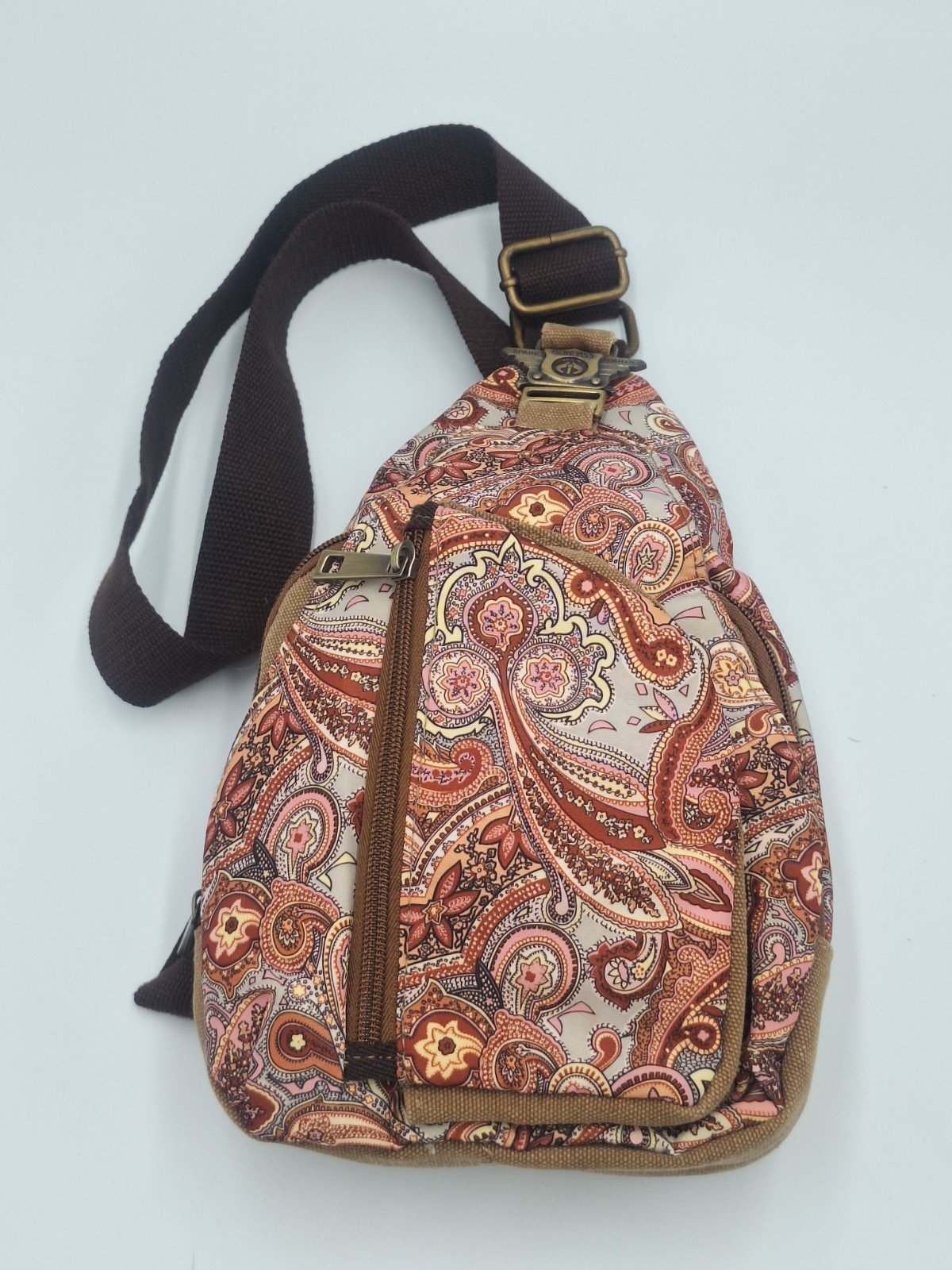 Paisley Multi Sling Meijeluo Spare Parts Backpack Purse Adj.Strap Pockets Cute