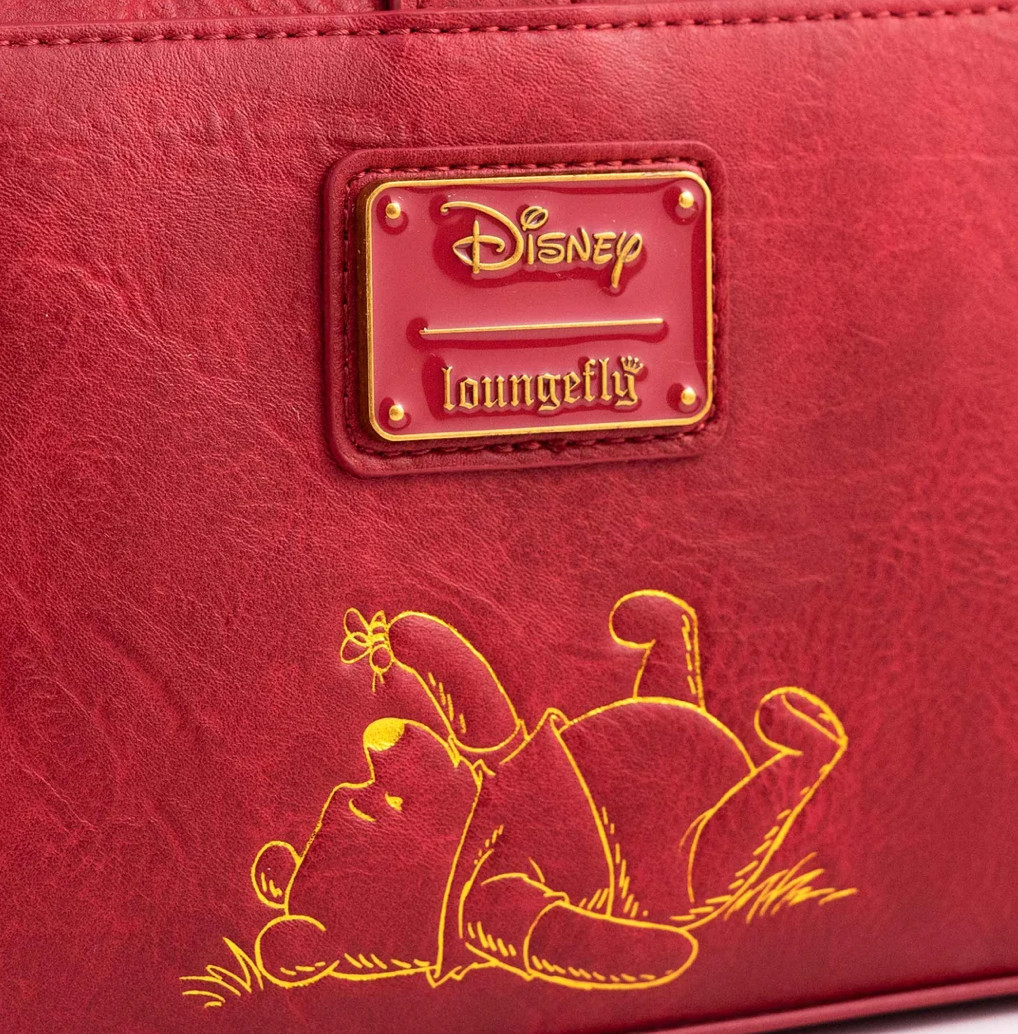 EXCLUSIVE Loungefly Disney Winnie Pooh Honeycomb Crossbody Wallet 2PC Set NWT
