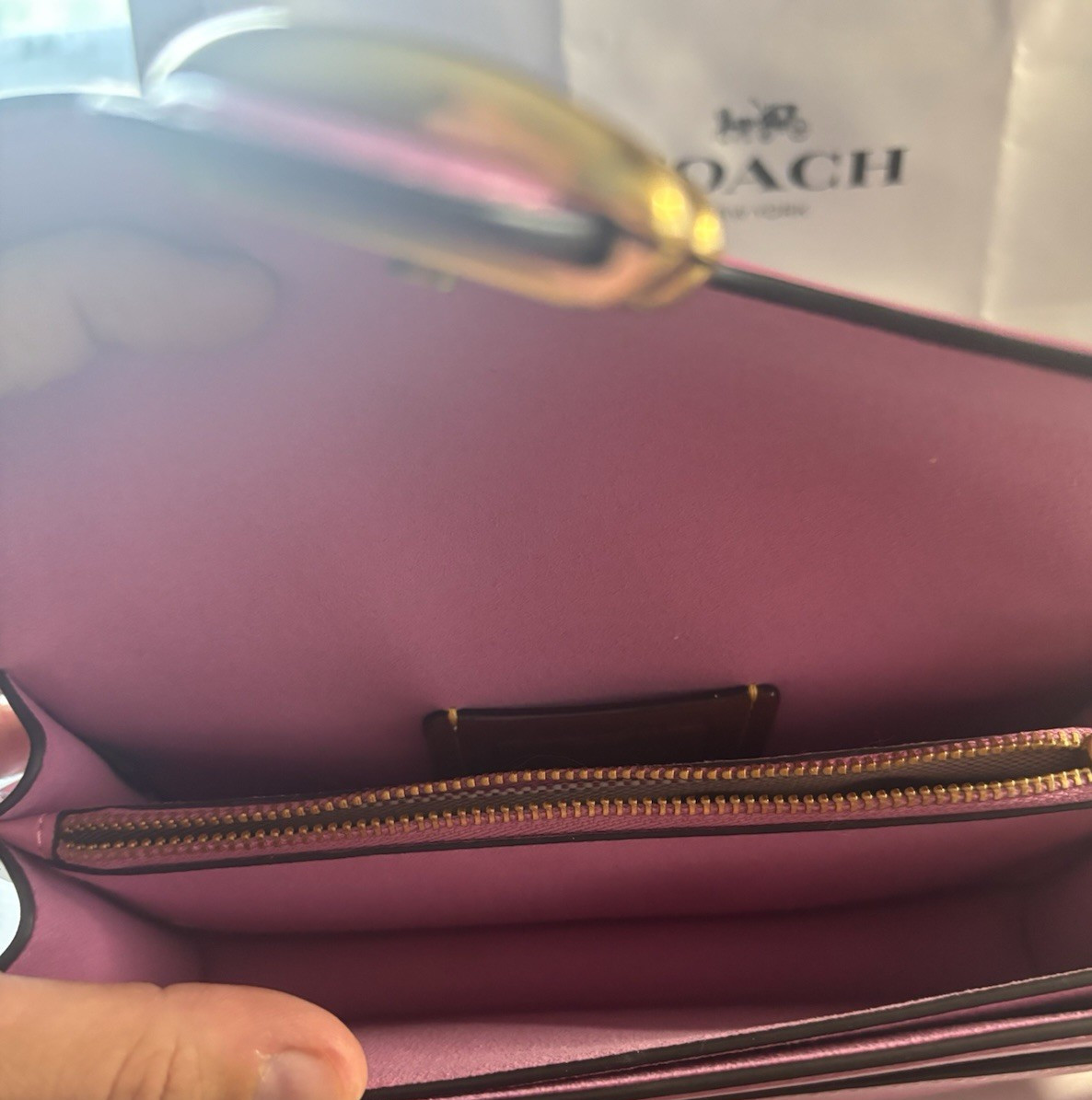 Coach – Tabby 20 Shoulder Bag w/ Crossbody Strap – Fuchsia