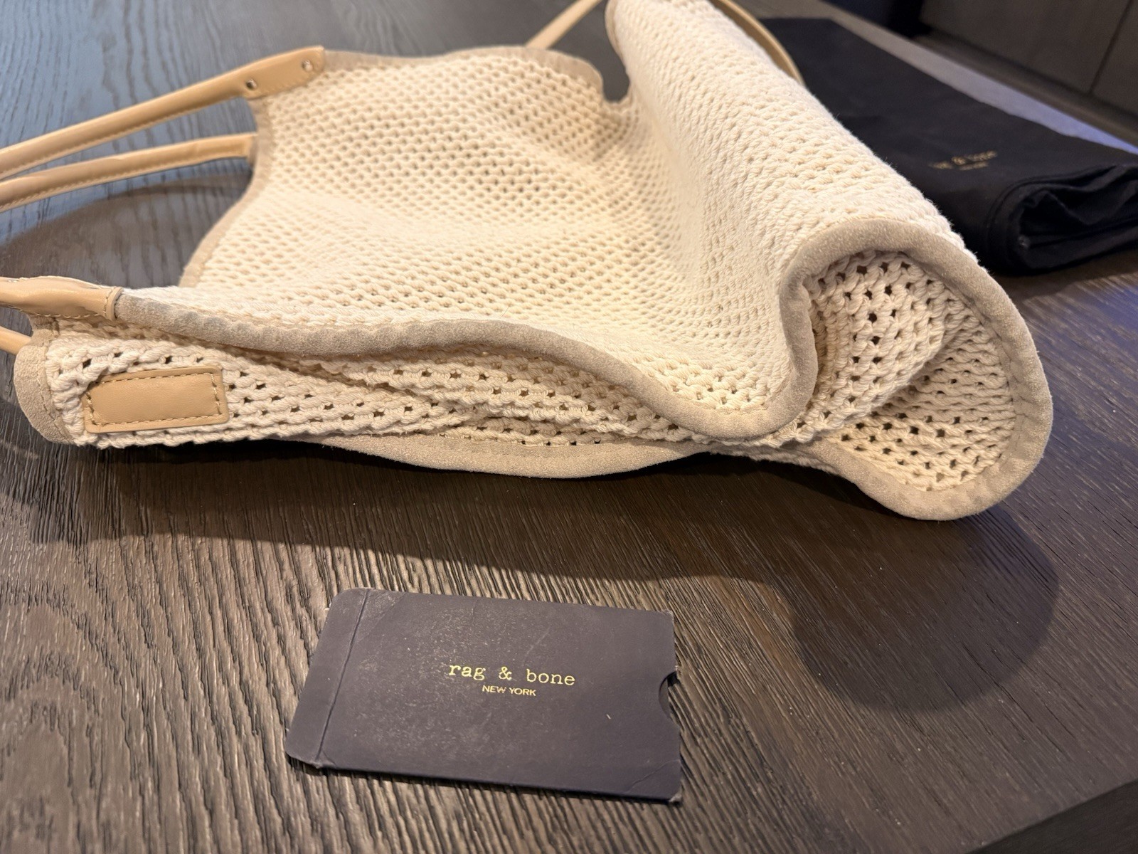 Rag & Bone Summer Passenger Tote Natural Net, Beige
