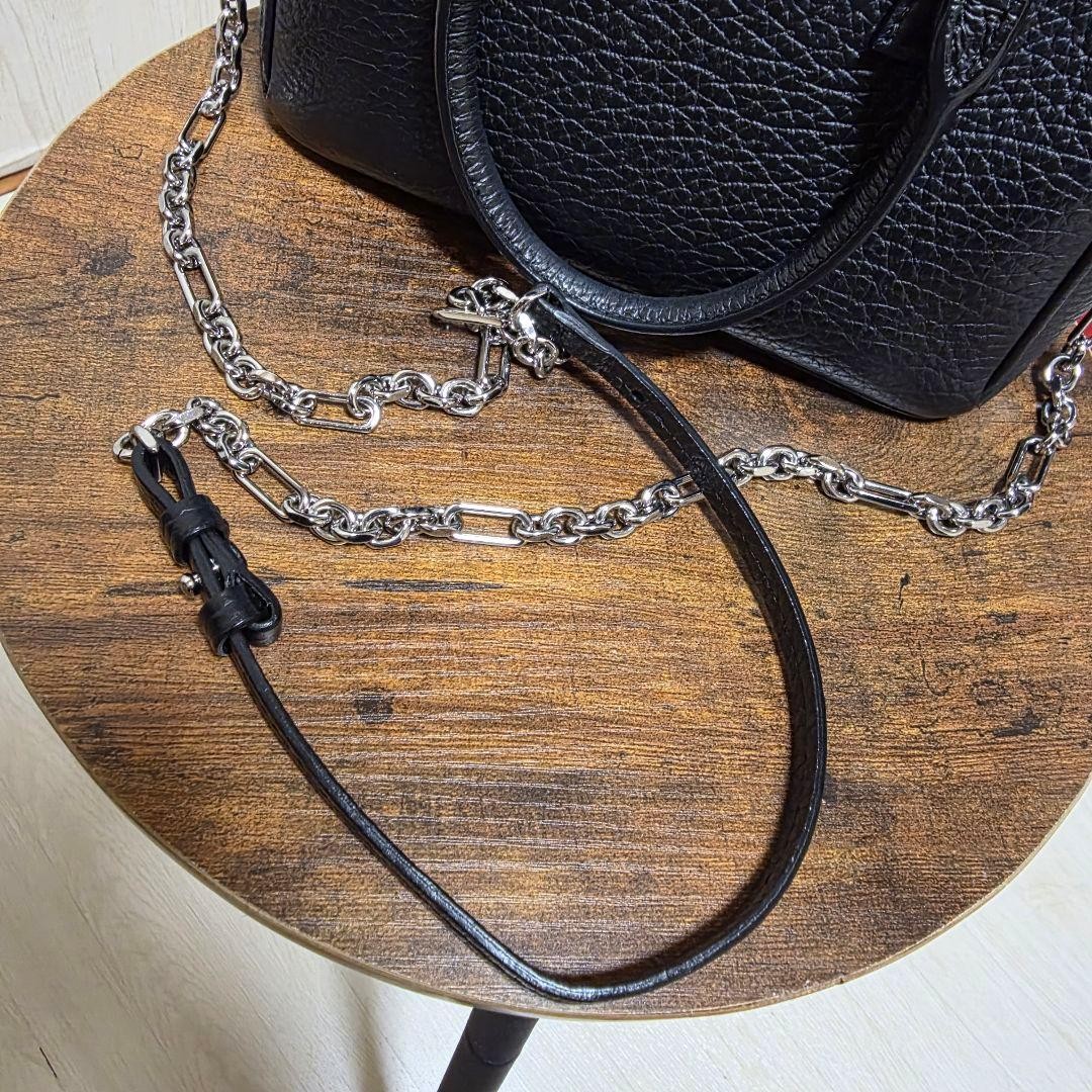 Maison Margiela 5AC Mini 2-Way Shoulder Bag, Black #QYL91P