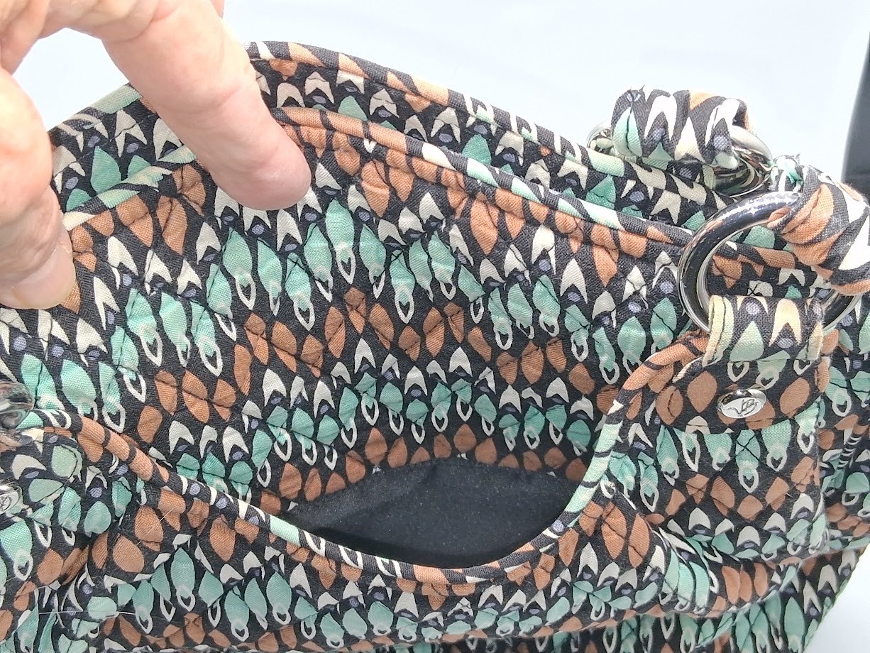 Vera Bradley “Sierra Stream” Double Strap Large Shoulder Bag -Retired 2015