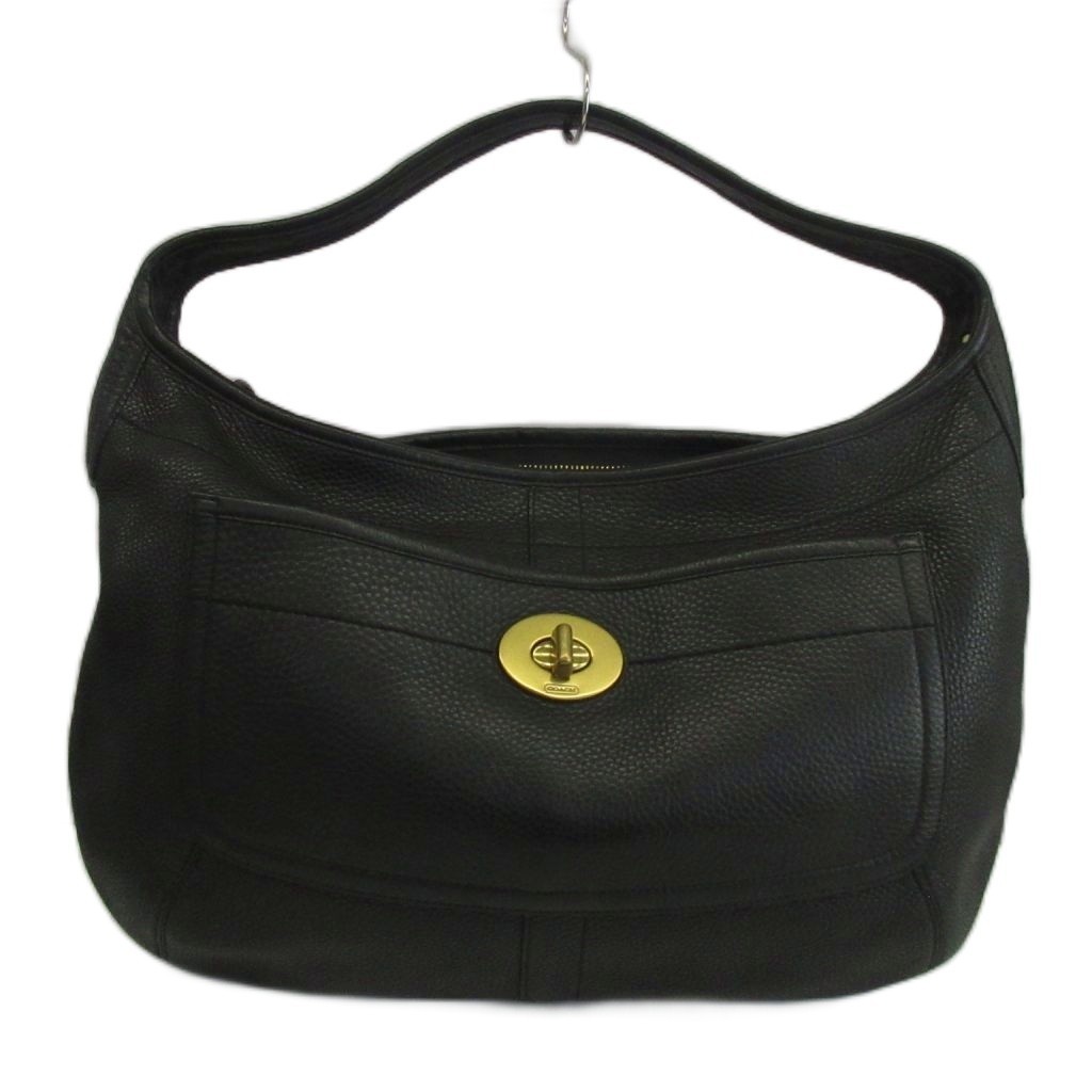 Coach Leather Tote Bag Black 30.5cm x 46cm Excellent Condition