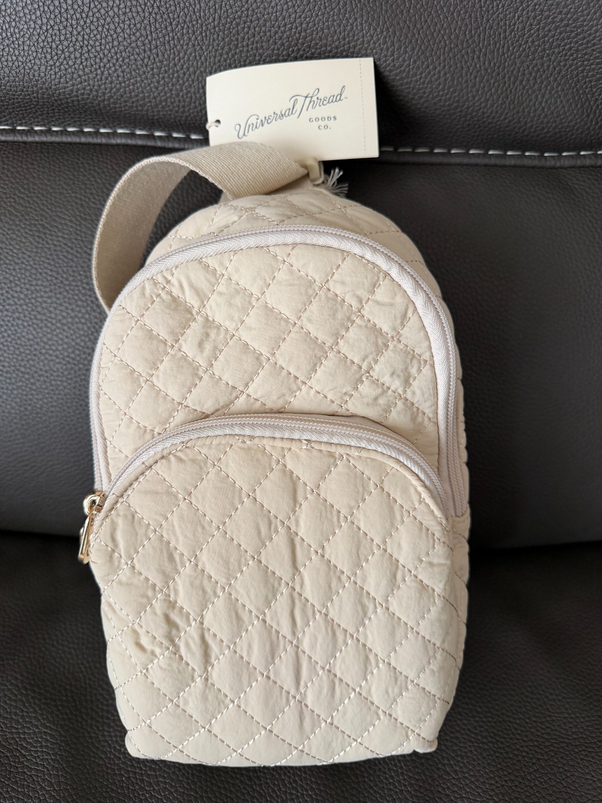 Universal Thread Quilted Sling Bag