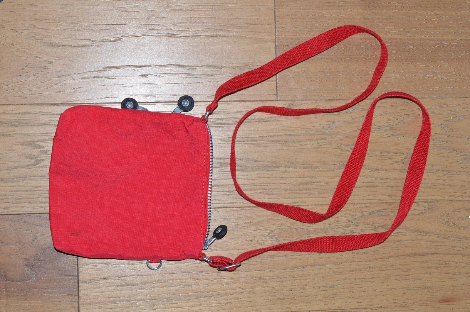 Kipling Alvar Mini Crossbody Bag Handbag Shoulder Bag Red Medium EUC Nice!