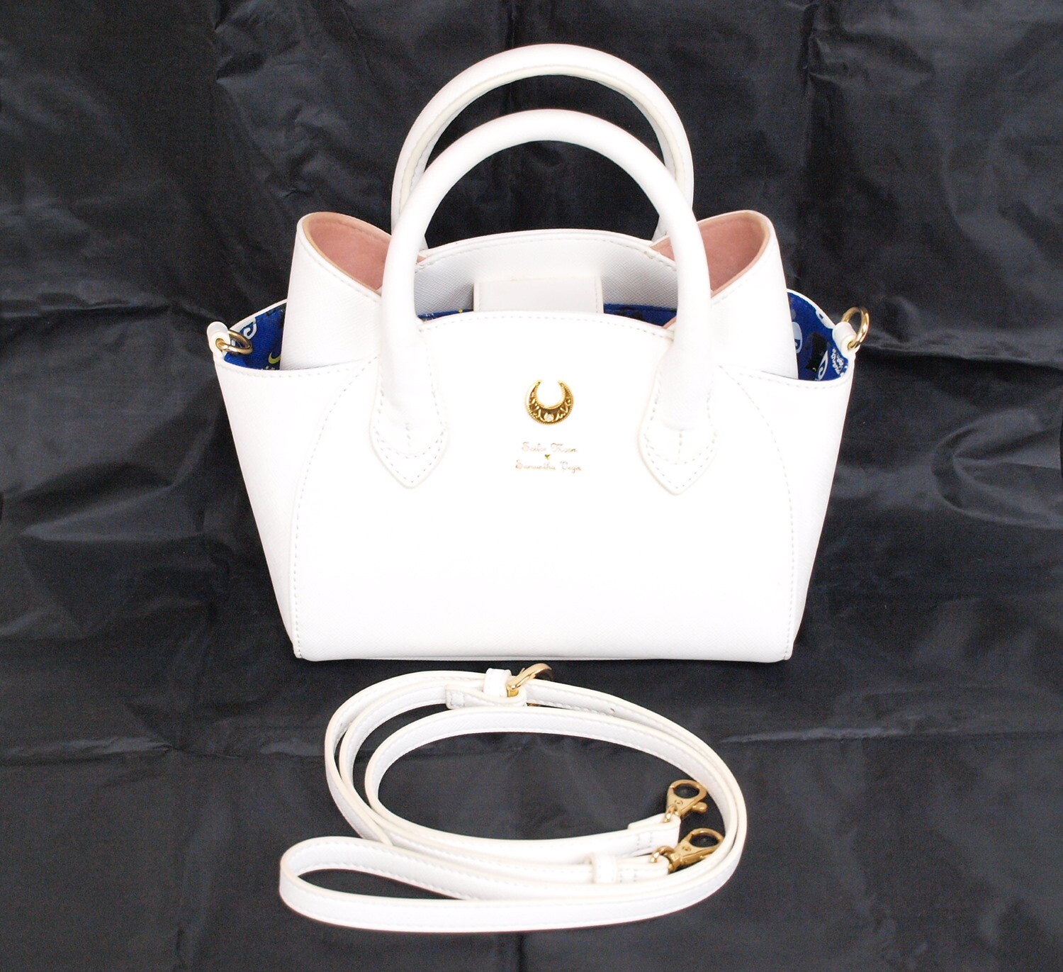 Sailor Moon Artemis Cat Samantha Vega Handbag Tote Shoulder Bag Rare White Small