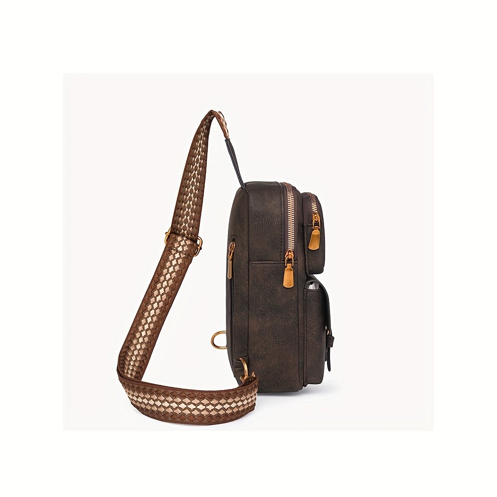 Women’s multi-functional crossbody bag, shoulder bag, chest bag, waist bag
