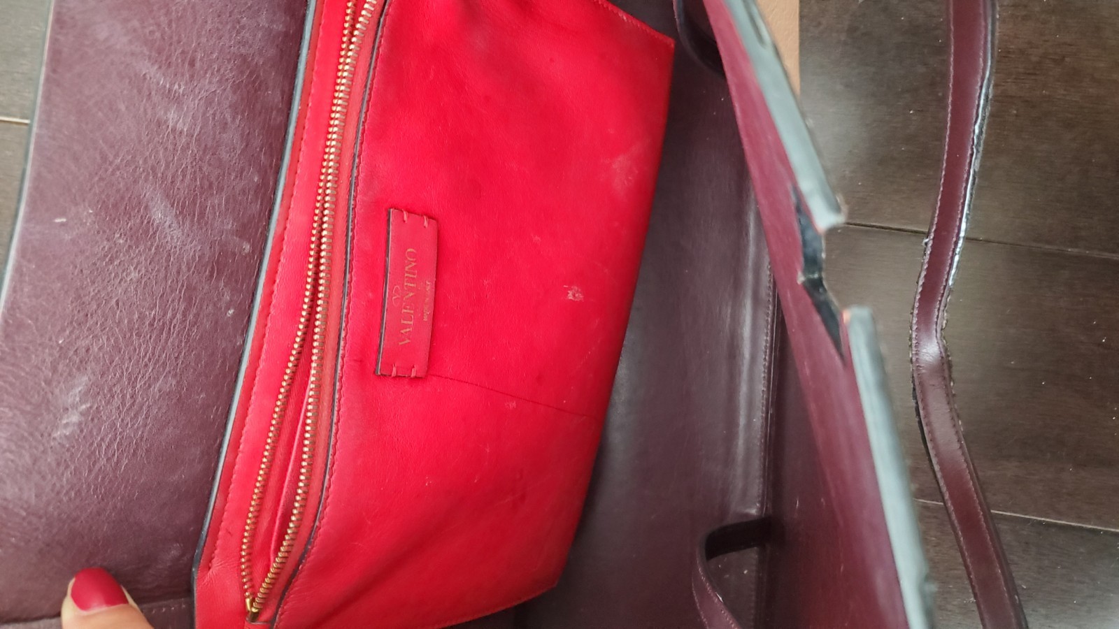 VALENTINO GARAVANI VLOGO FILLME Beige Shoulder Bag Tote