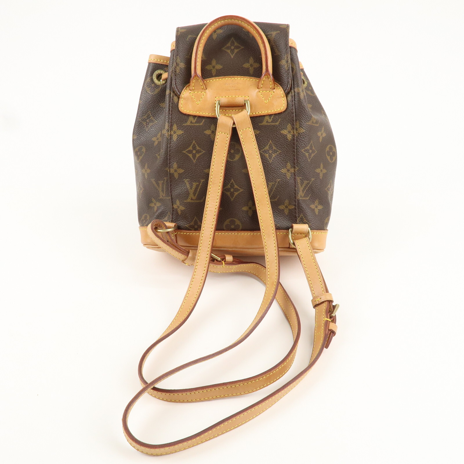 Louis Vuitton Monogram Mini Montsouris Backpack Bag M51137 Auth Used