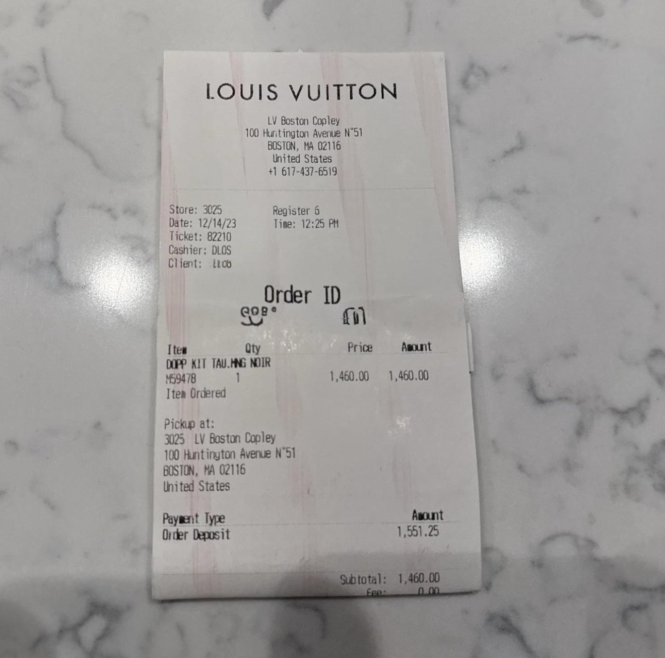 Louis Vuitton Monogram EmpreinteDopp Kit – Noir