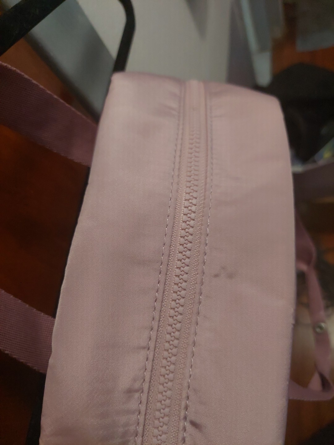 Reebok Smalk Mauve Pink Purple Zipper Close Backpack About 12x9x4