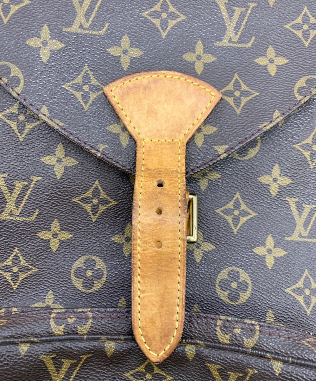 Louis Vuitton Montsouris GM M51135 Brown Bag #TFB4500