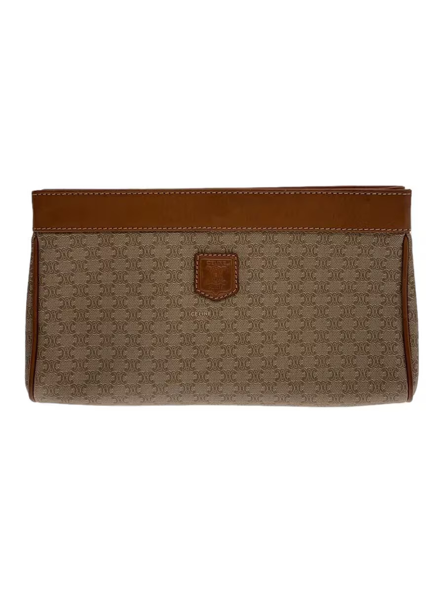 CELINE Clutch Bag PVC BRW M07