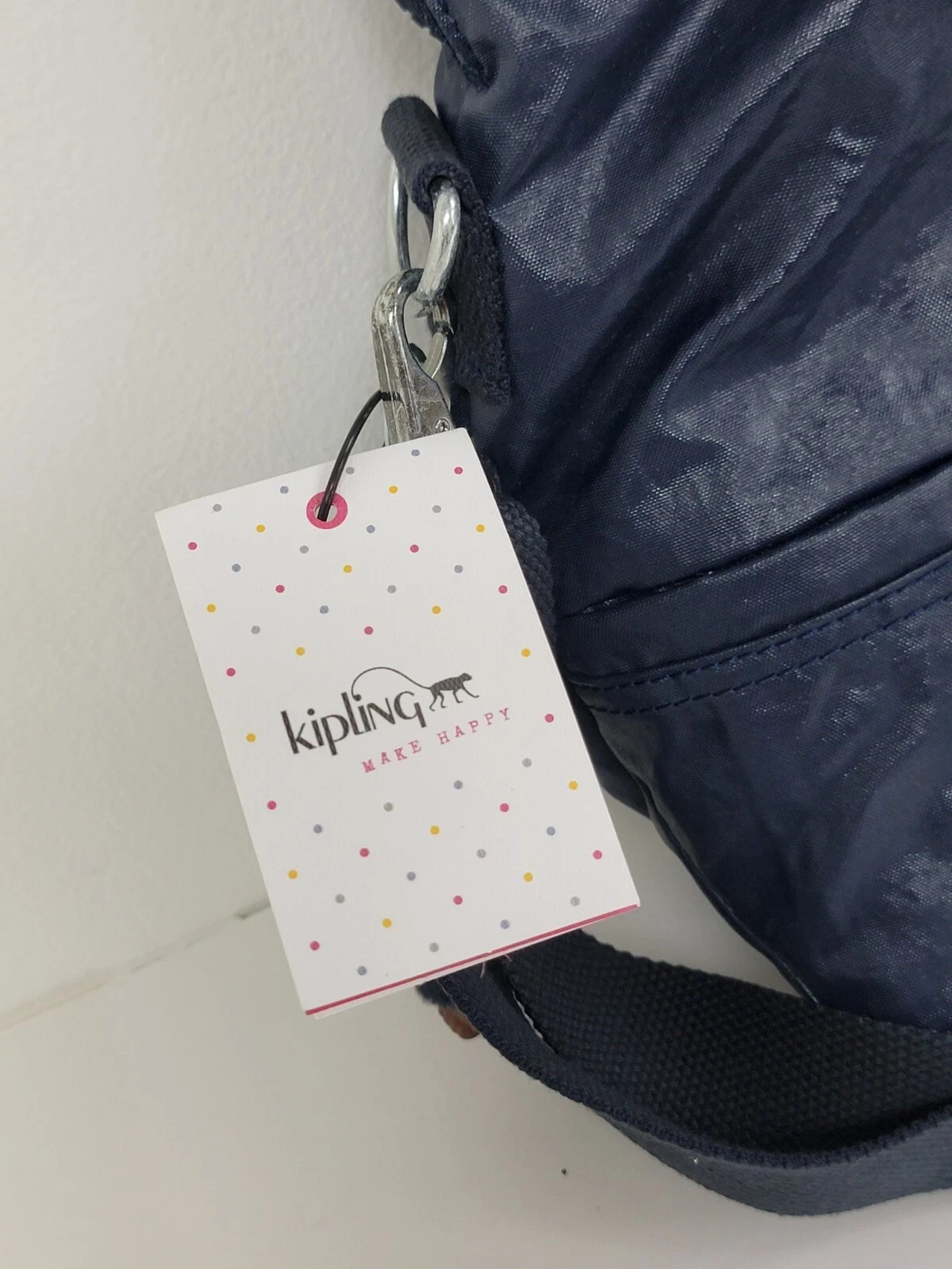 Kipling HB7002 Magnolia 407 Lacquer True Blue Hand/Shoulder Bag 16″x13″ (NWT)
