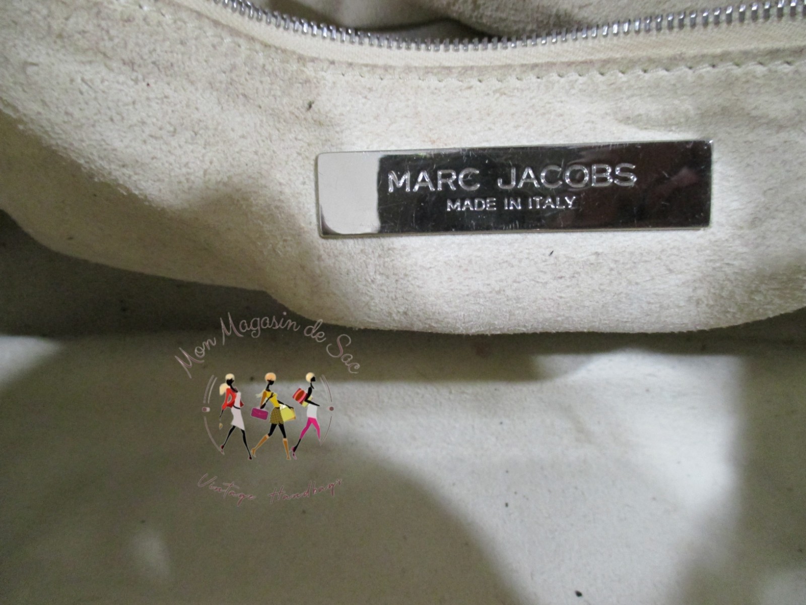 Vintage Marc Jacobs “Elise” Black Leather Satchel Handbag – Made in Italy