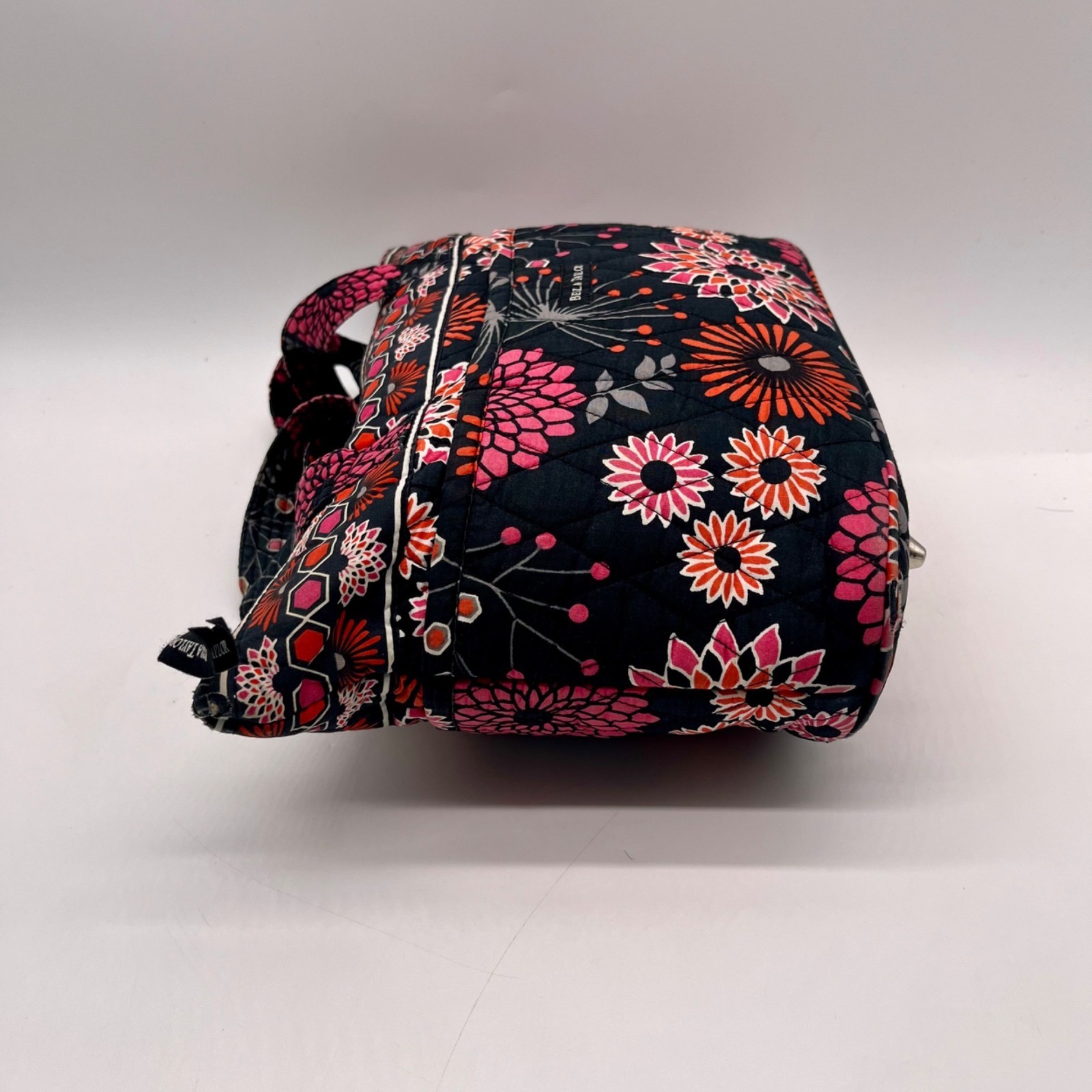 Bella Taylor Black Floral Print Fabric Shoulder Bag