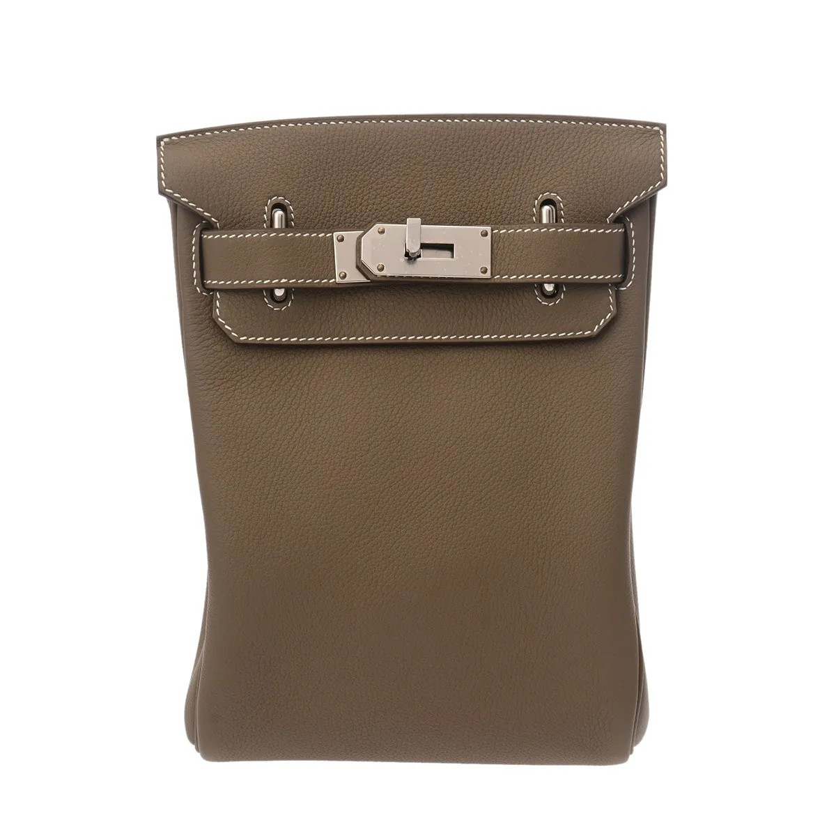 Hermes Kelly Shoulder Bag Togo Leather Etoupe #WB314