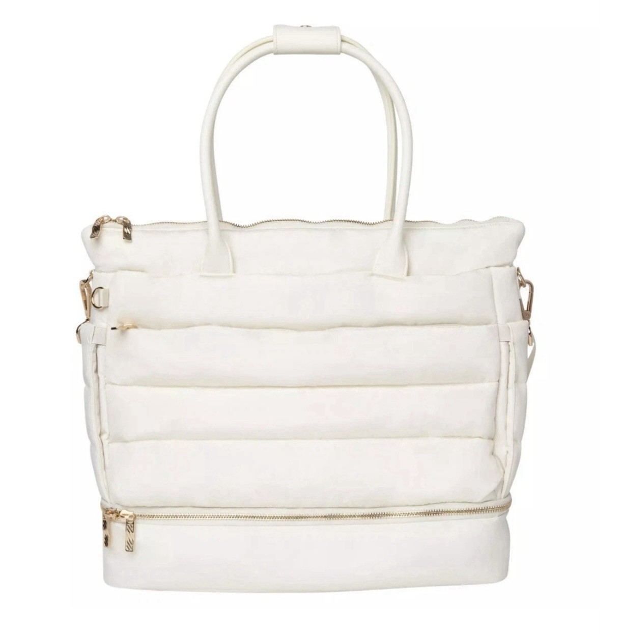 iPack Puffy Fashion Tote Luggage Bag Travel Adjustable Strap Laptop Pocket