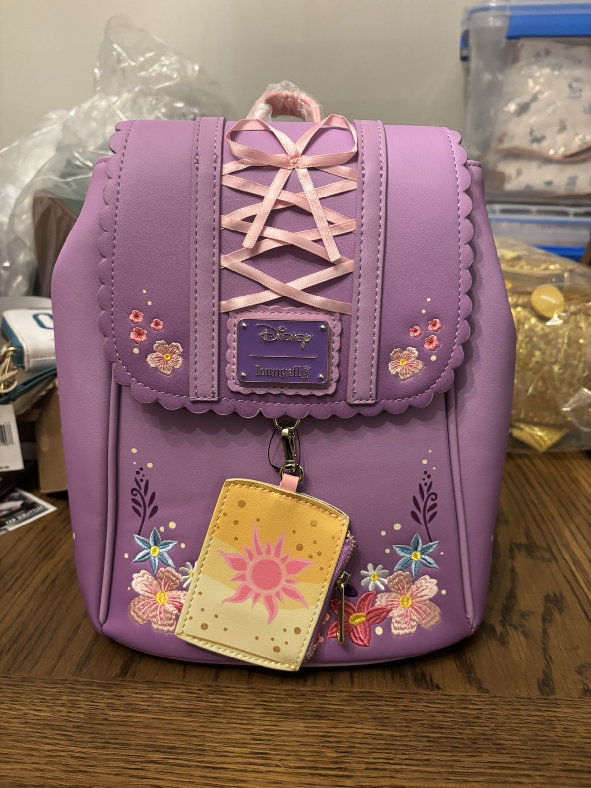 Loungefly Disney Princess Rapunzel Dress Mini Backpack Tangled NWT SOLD OUT
