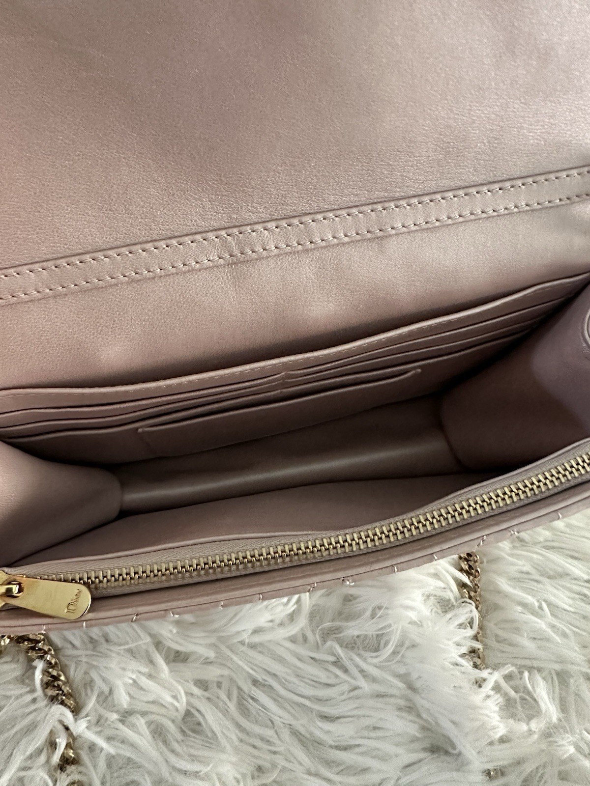 Christian Dior Miss Dior Cannage Leather Pink Bag Handbag