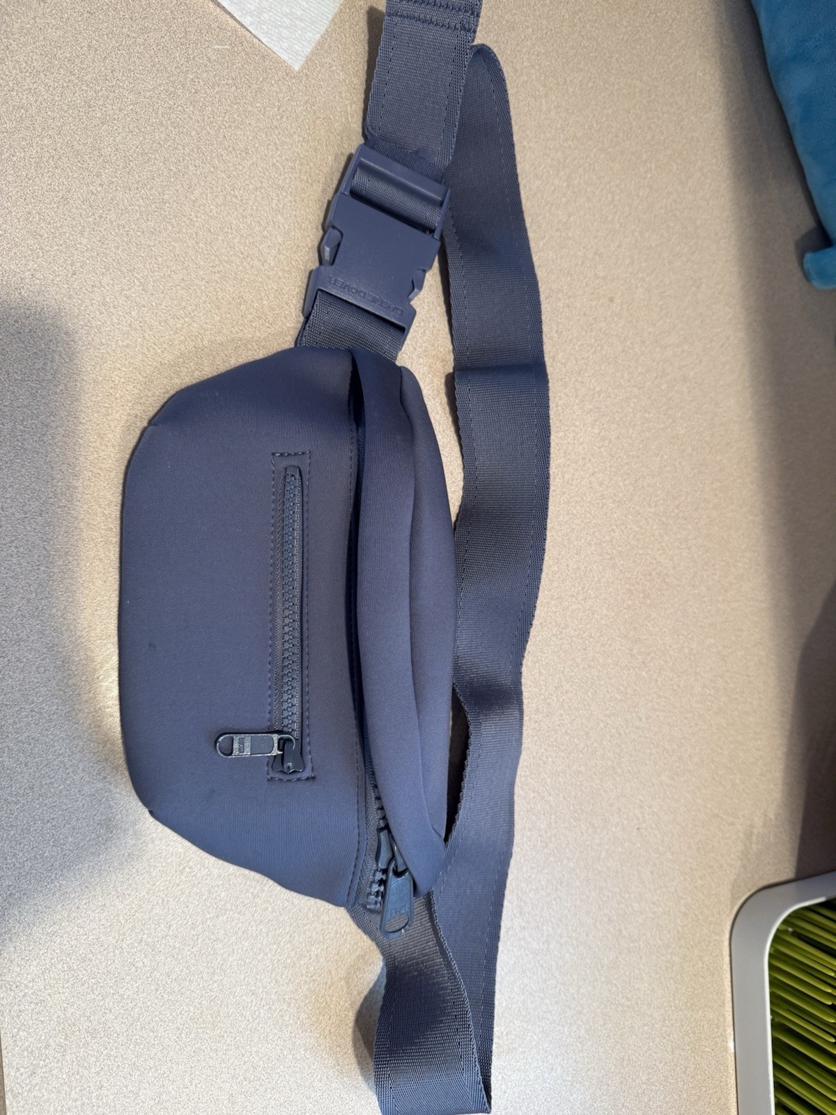 Dagne Dover Ace Neoprene Belt Bag Fanny Pack in Ash Blue LIMITED EDITION