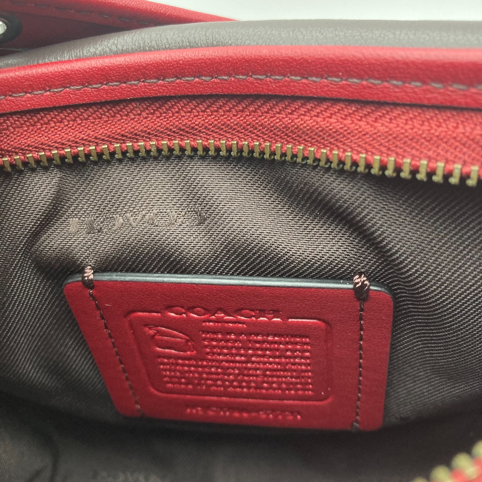 Coach Saddle 18 57731 Dark Cherry Glovetanned Leather Crossbody Shoulder Bag NWT