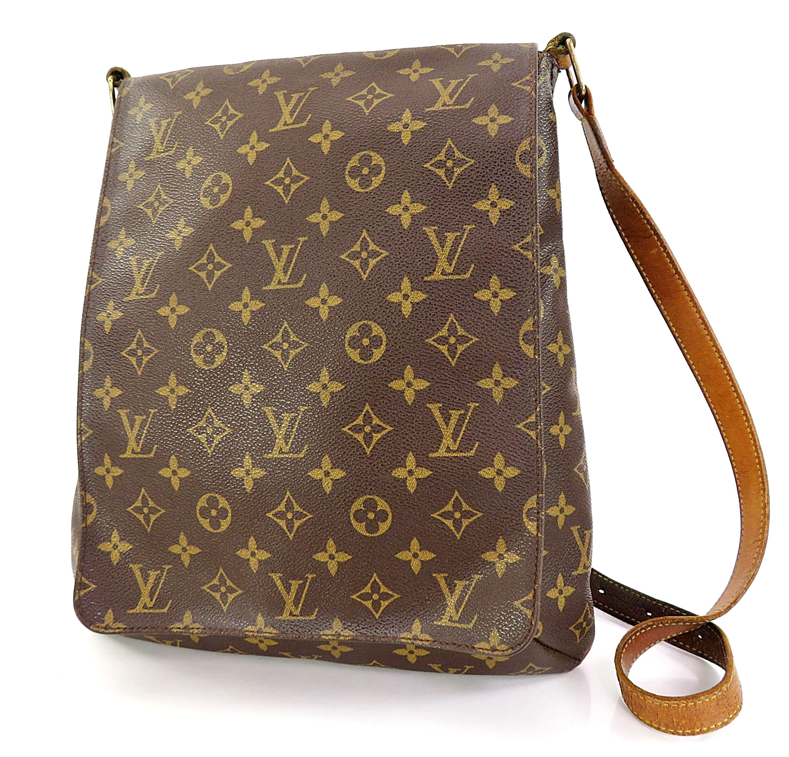 Authentic LOUIS VUITTON Musette Salsa GM Monogram Shoulder Bag Purse #64442
