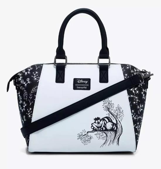 Disney Alice In Wonderland Black & White Mini Backpack & Wallet & Satchel Set