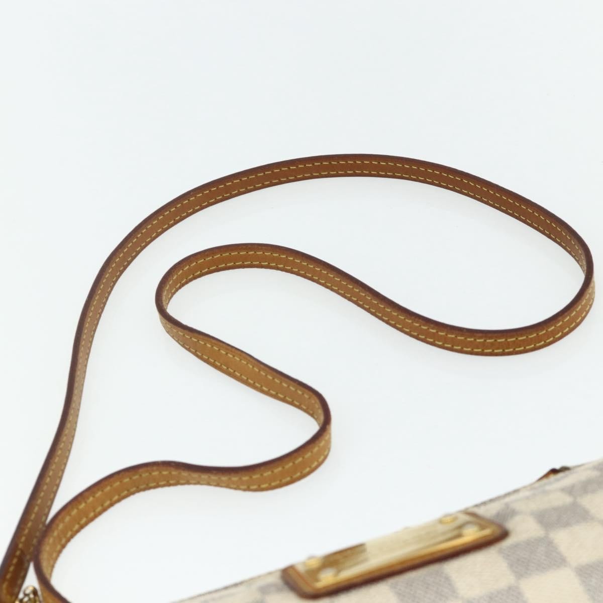 LOUIS VUITTON Damier Azur Eva Shoulder Bag 2way N55214 LV Auth 176535