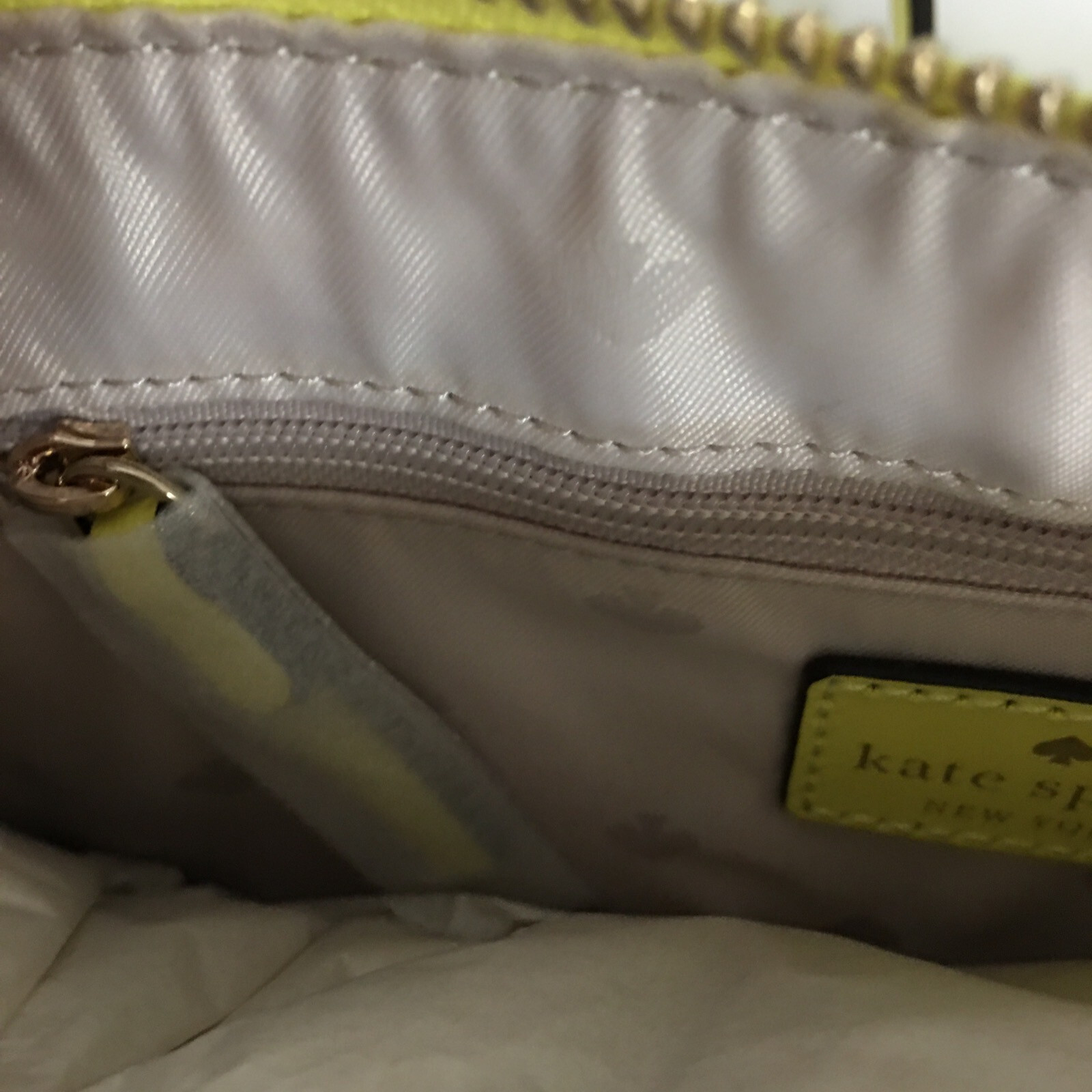 Kate Spade Lemon Yellow Crossbody Purse