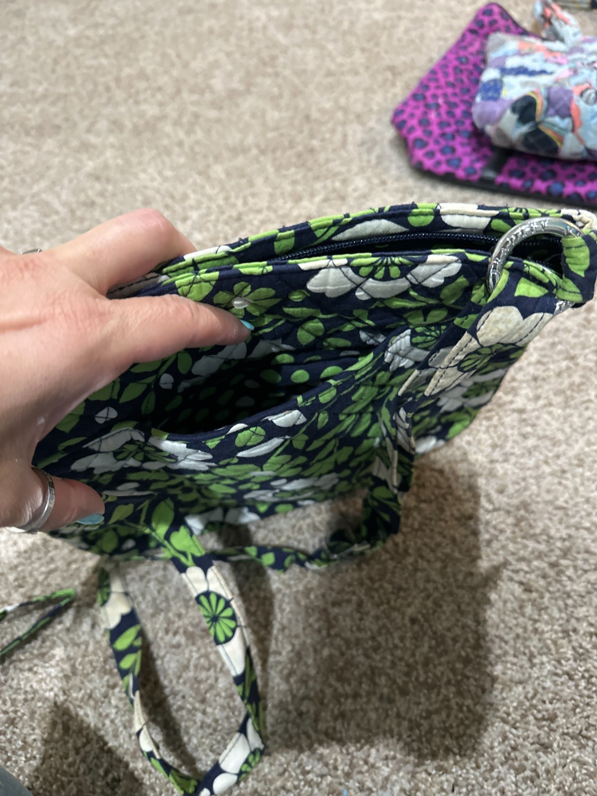 Matching Vera Bradley Large Tote, Crossbody & Wallet Set