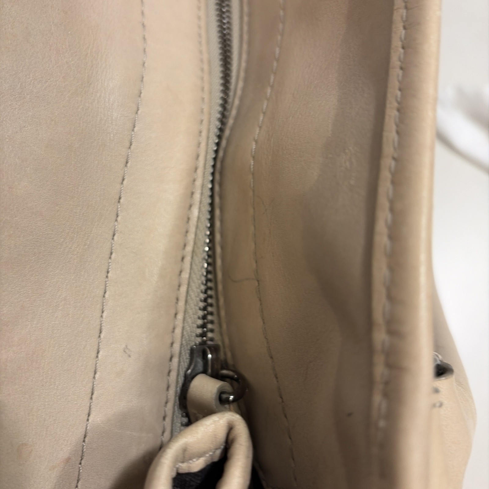 Burberry Beige Leather and PVC Totes Bag