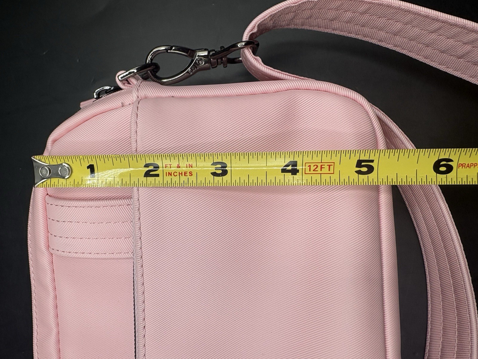 Pink Lug Super Coupe 3 Satin Luxe Convertible Crossbody Bag