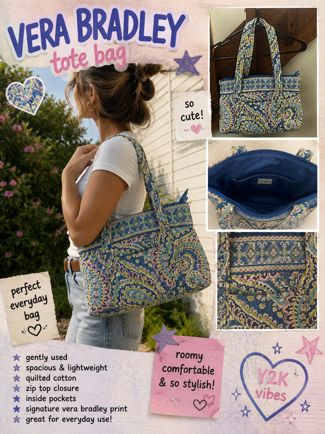 Vera Bradley, Y2K, purse, bag