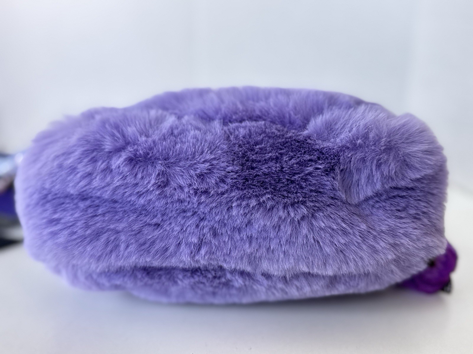 Kipling Emily in Paris Milda Furry Crossbody Bag Furry Lilac Purple
