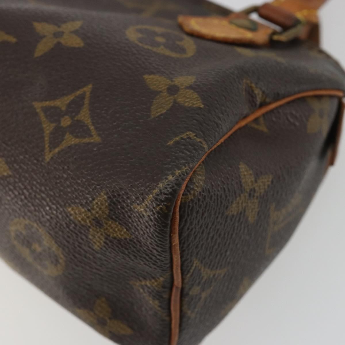 LOUIS VUITTON Monogram Mini Speedy Hand Bag M41534 LV Auth 191286