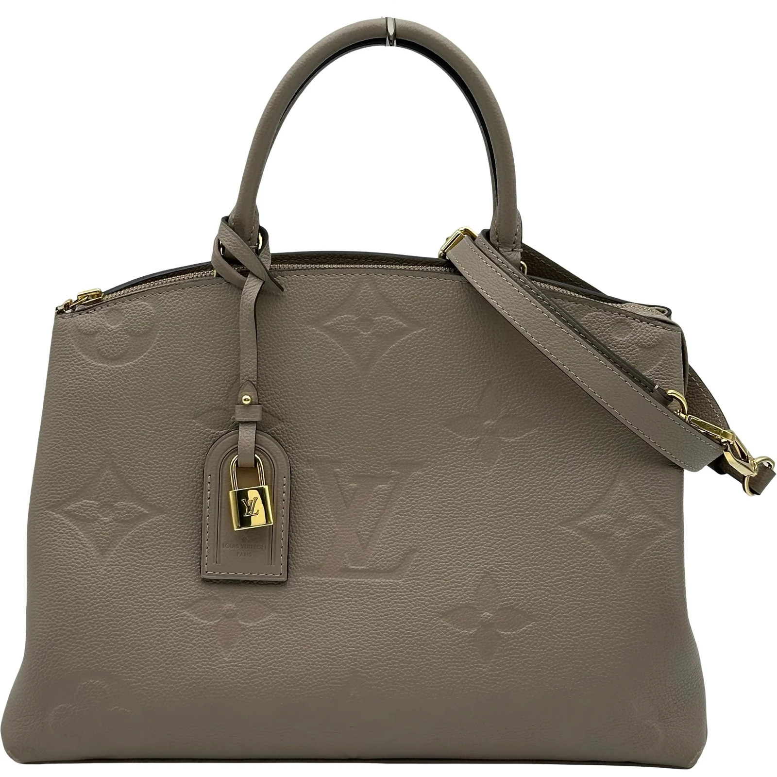 LOUIS VUITTON Gran Palme MM Beige Monogram Shoulder Bag M45833 #OKB5164
