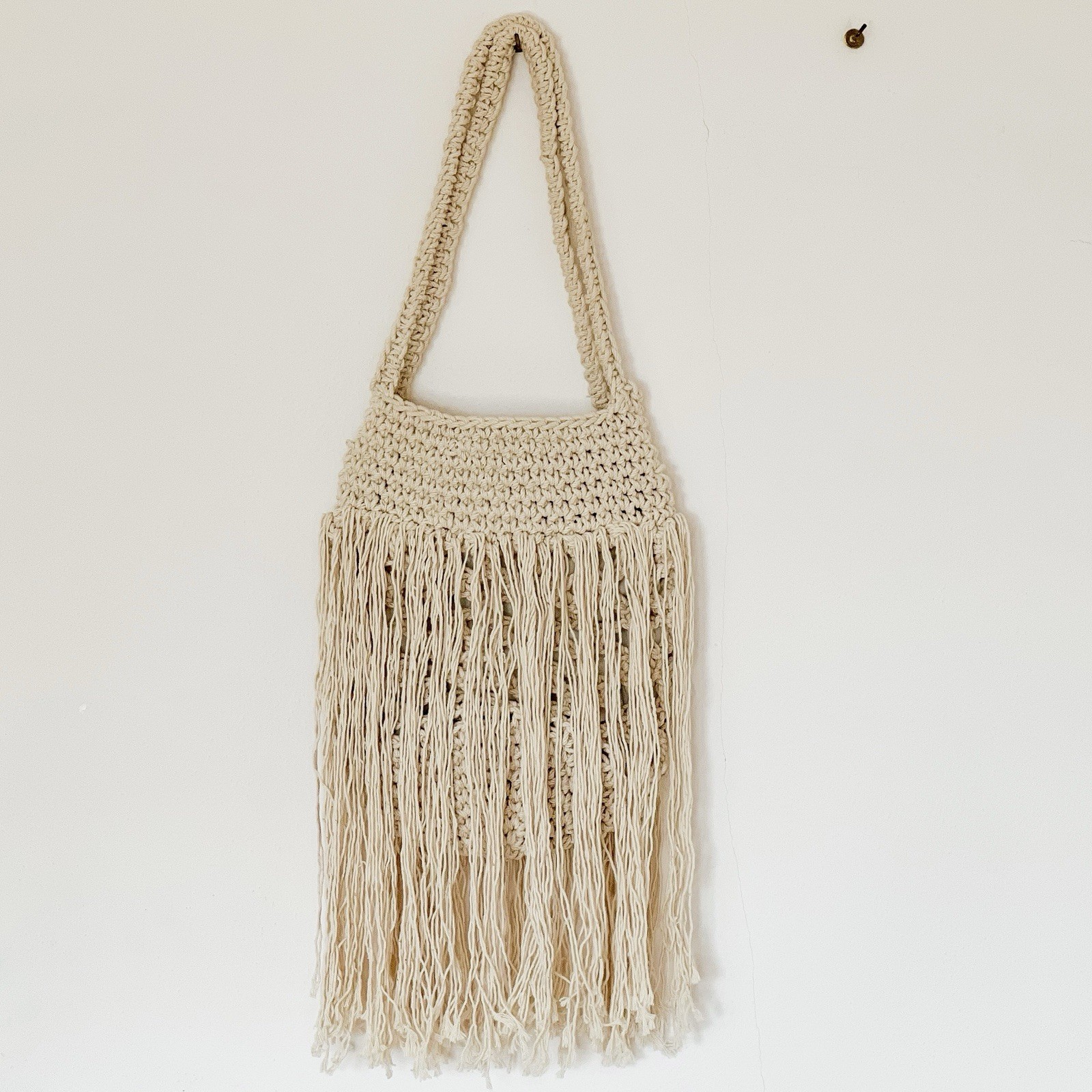Kaktusmaffian Crochet Purse Fringe Handbag Festival Bag New With Tags