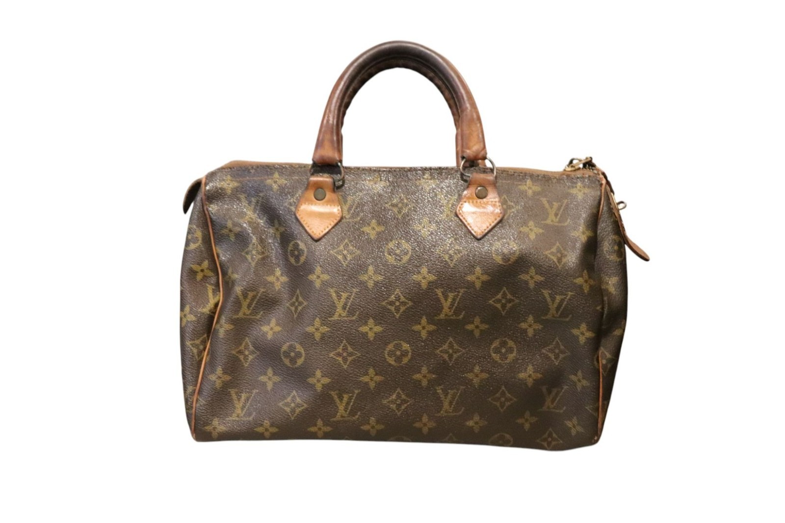 Louis Vuitton Monogram Canvas Speedy 30 Bag Made in USA tags w/ COA