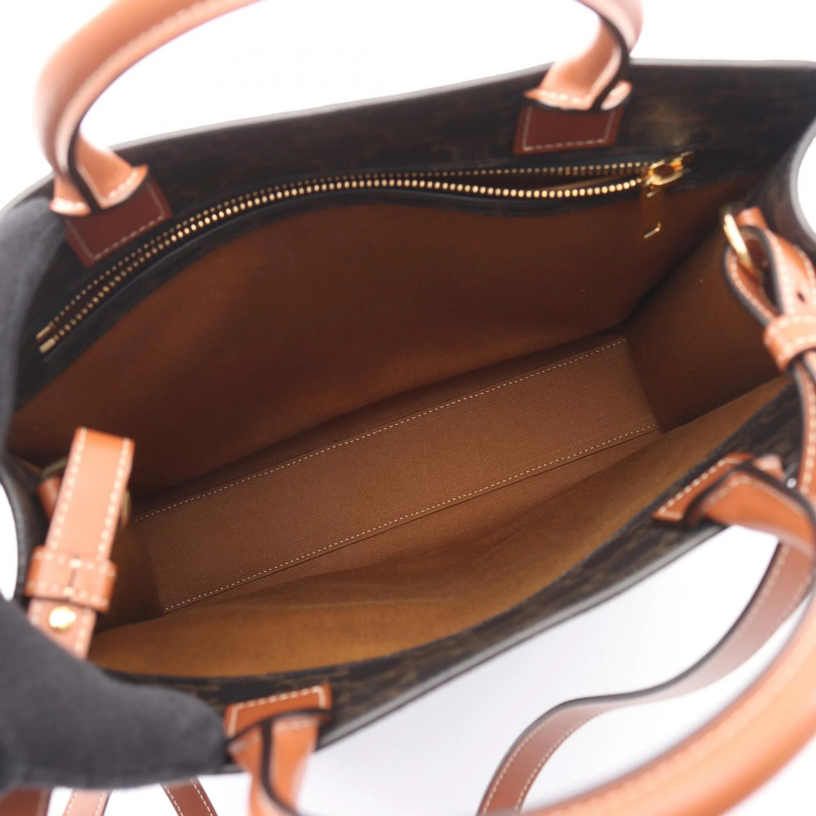 Celine Cabas Tote Bag Black PVC #RCB3227