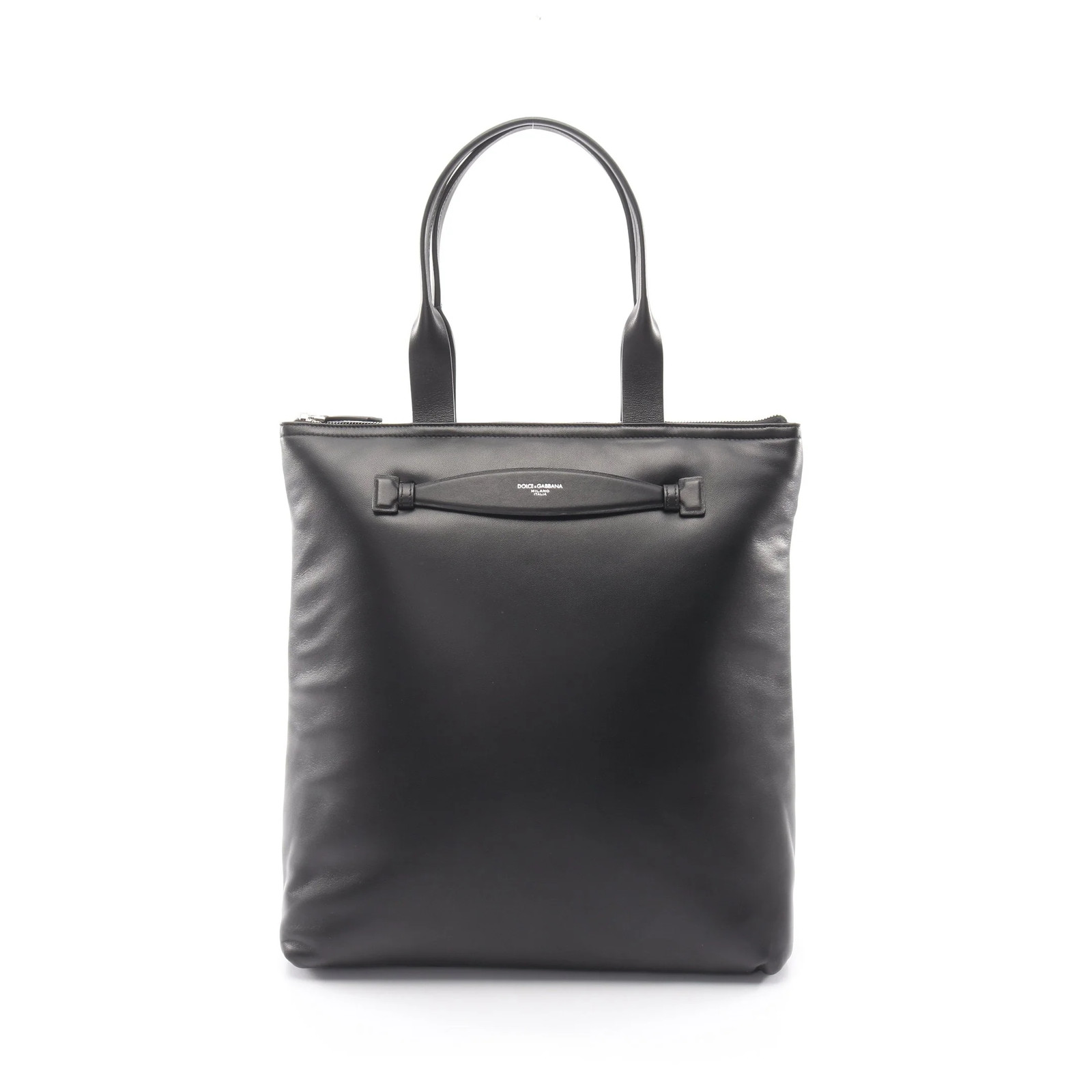 DOLCE&GABBANA Tote Bag Black Leather #RCB4623