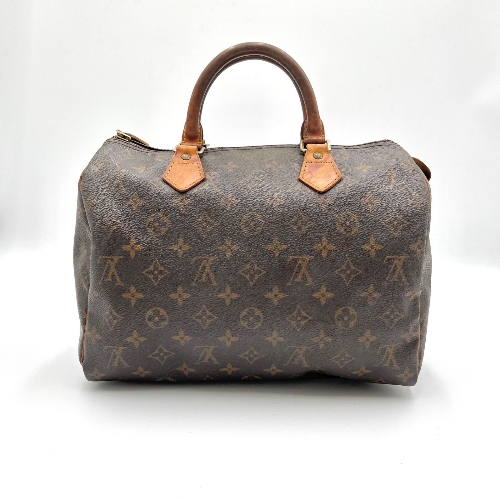 Auth LOUIS VUITTON Speedy 30 M41526 Monogram Mini Boston Bag Handbag 2Y6137