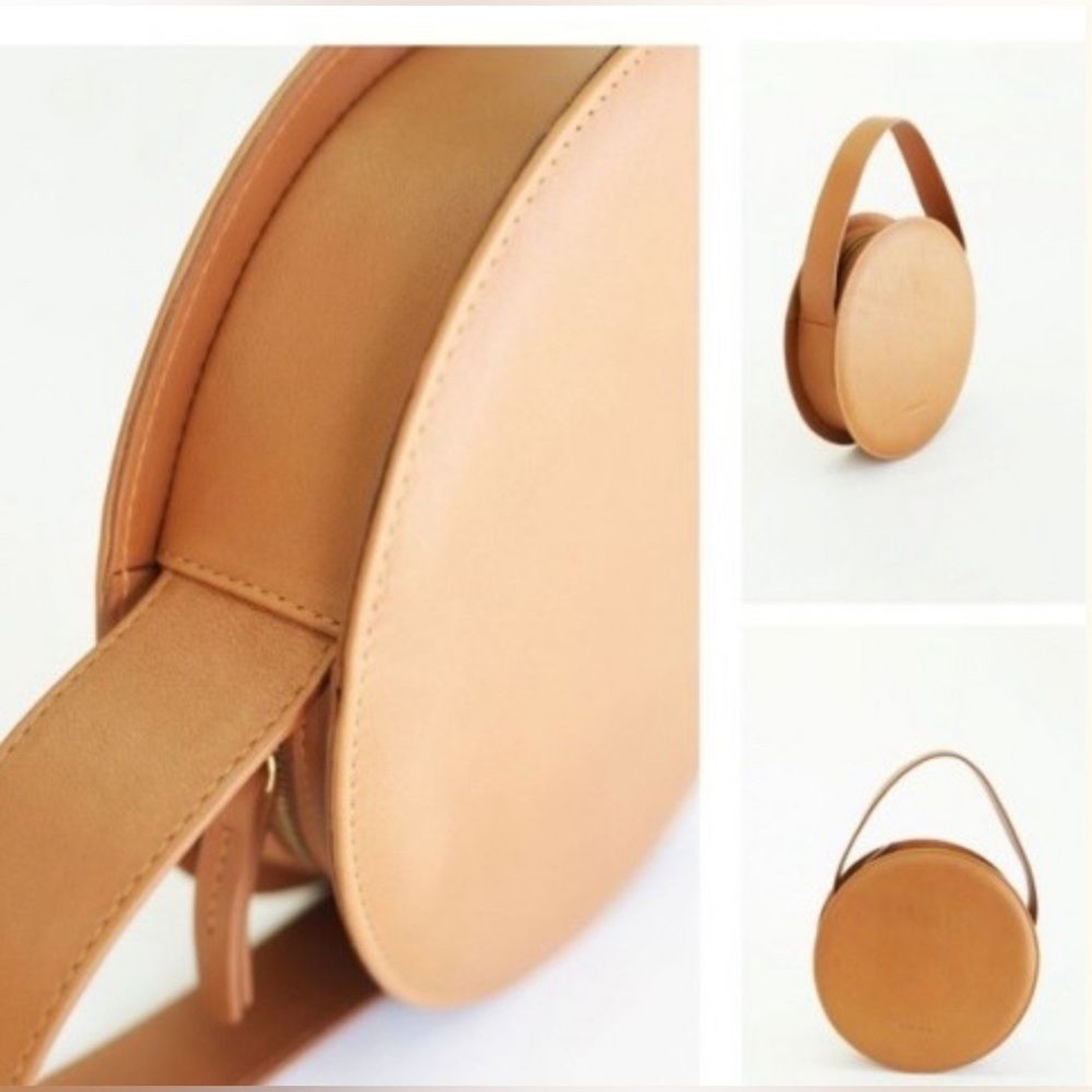 Reformation X Mint & Rose Anne leather bag cognac NWT