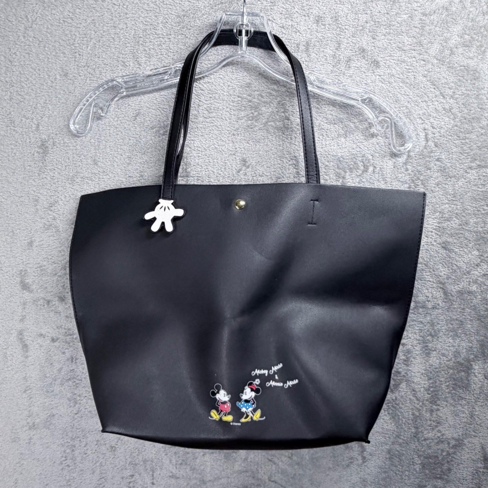 Disney Colors by Samantha Thavasa Tote Bag Women Large Black Mickey Minnie Mouse