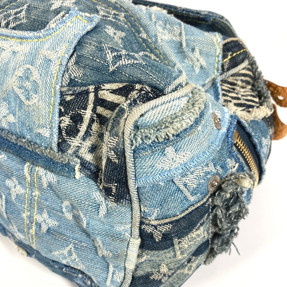 LOUIS VUITTON M95380 MonogramDenim Patchwork Speedy 30 Hand Bag